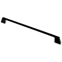 MÖBELGRIFF BA 256mm, Küchengriff Schwarz matt, Schrankgriff Stilo - Schwarz, Metall (0.8/3/28.1cm)