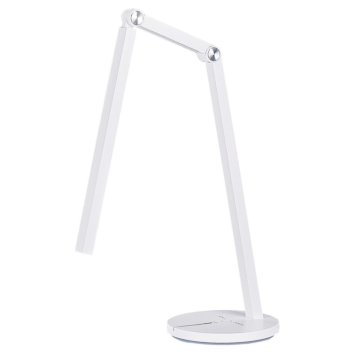 SCHREIBTISCHLAMPE Dorado 17/32/48 cm - Weiß, Kunststoff (17/32/48cm) - Beliani