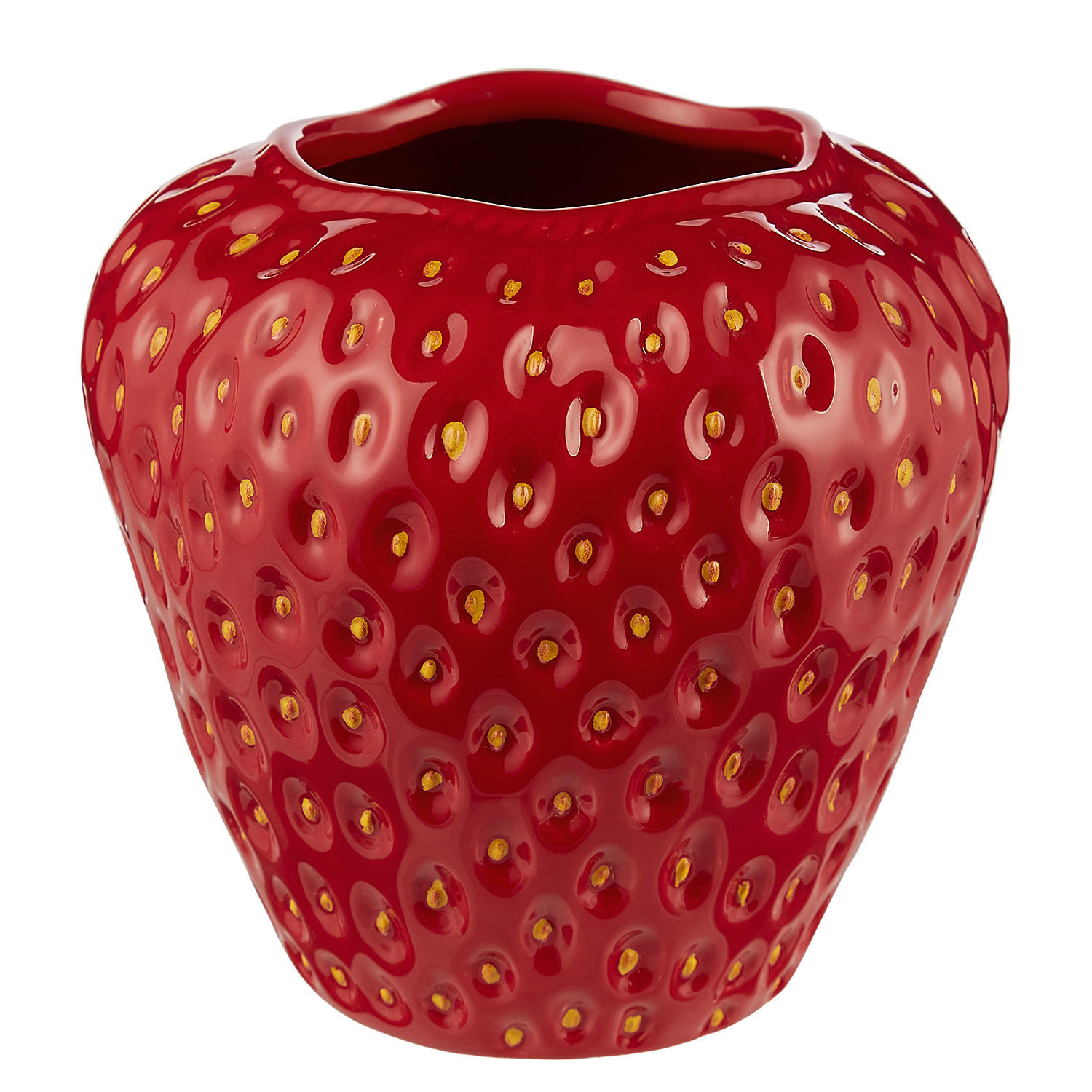 VASE Strawberry - Rot, Keramik (27cm) - Butlers