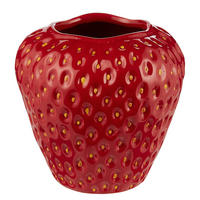 VASE Strawberry - Rot, Keramik (27cm) - Butlers