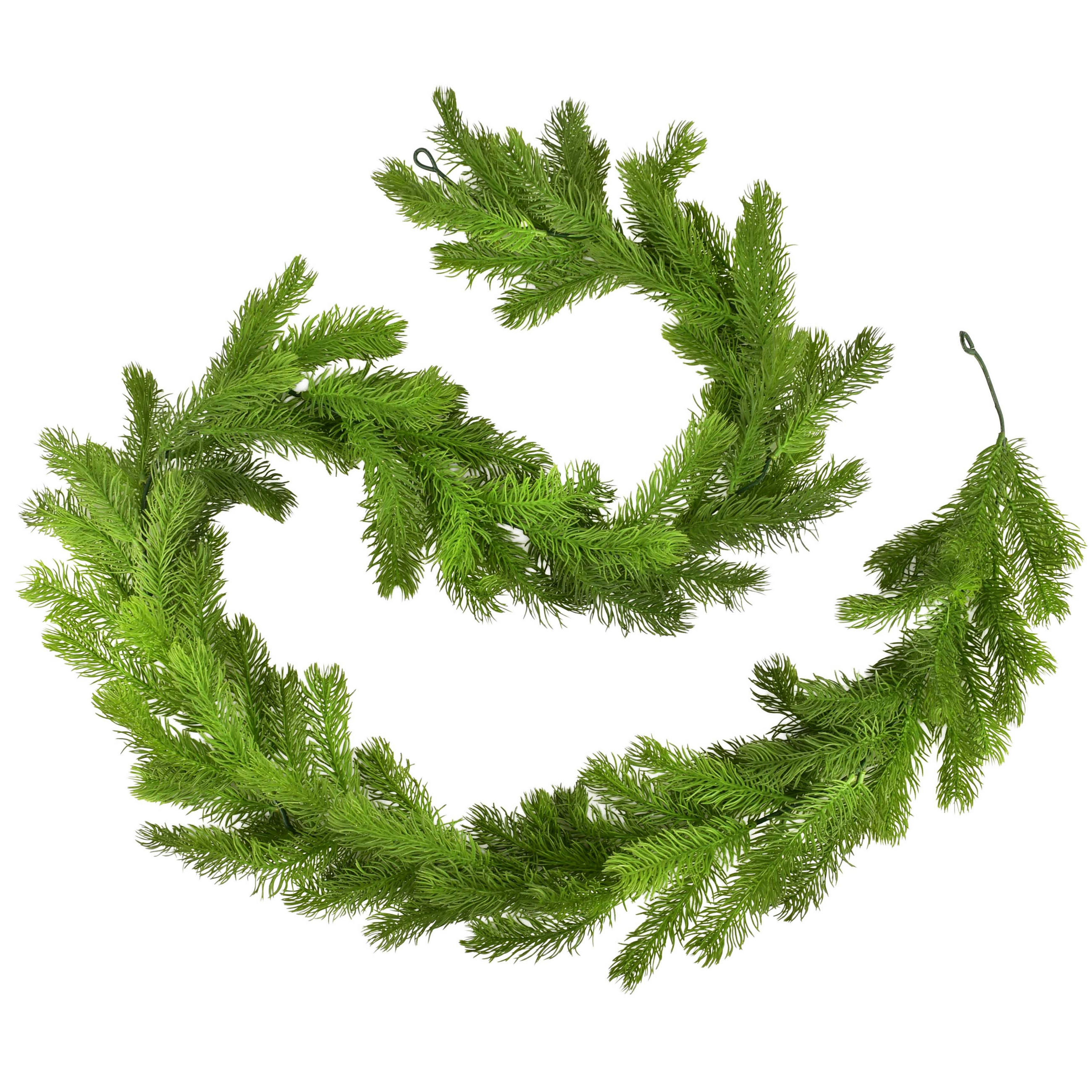 WEIHNACHTSGIRLANDE Viridis Grün Kunststoff - Grün, Kunststoff (170cm) - Mondex