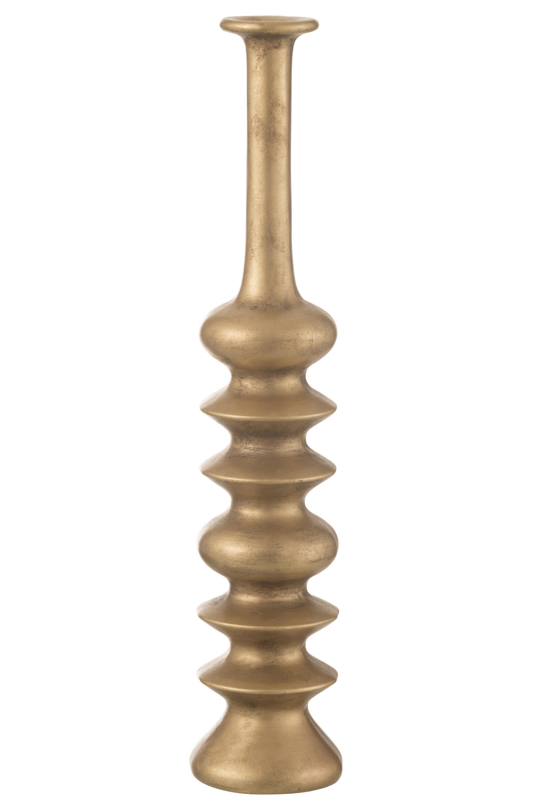 VASE NEBU - Töpferei - Gold - L - 60 cm hoch - Goldfarben, Keramik (60cm) - J-Line