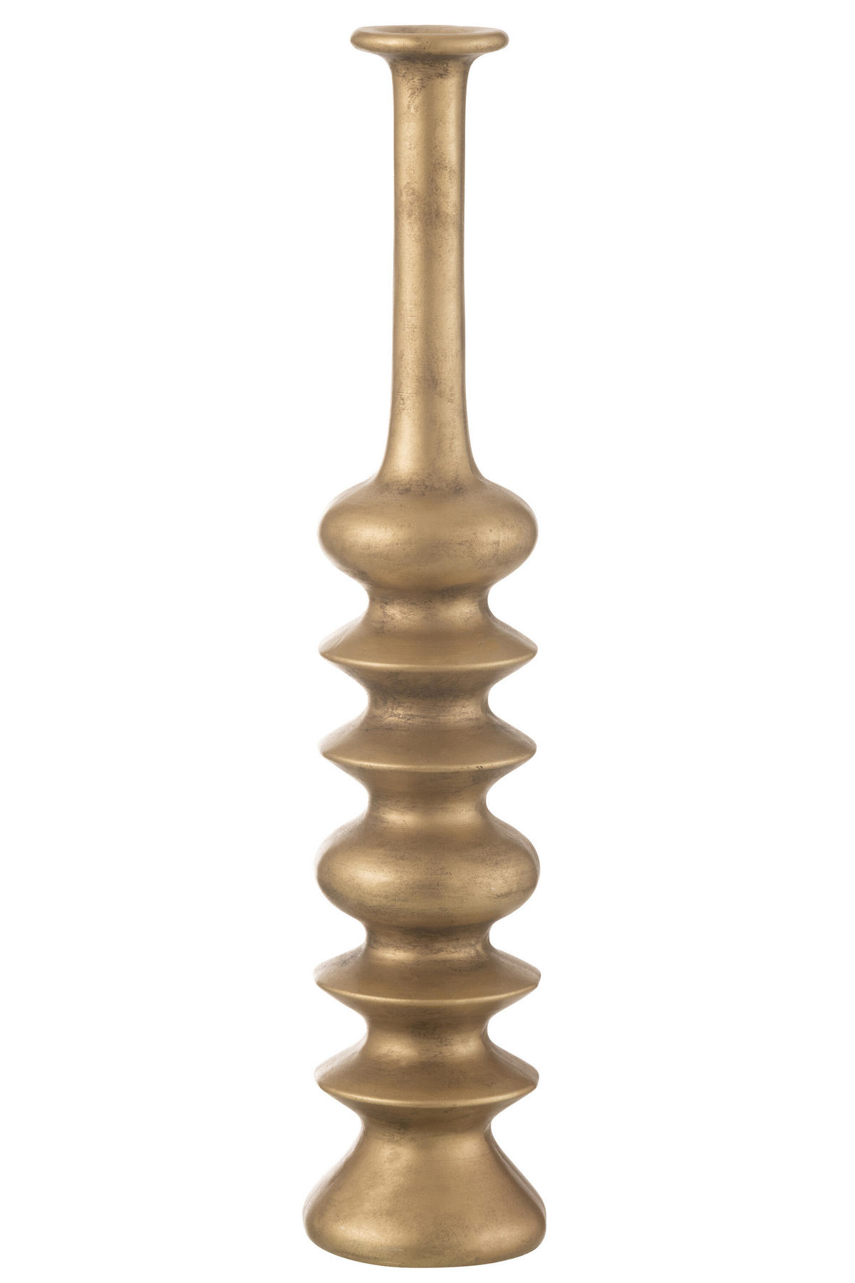 VASE NEBU - Töpferei - Gold - L - 60 cm hoch - Goldfarben, Keramik (60cm) - J-Line