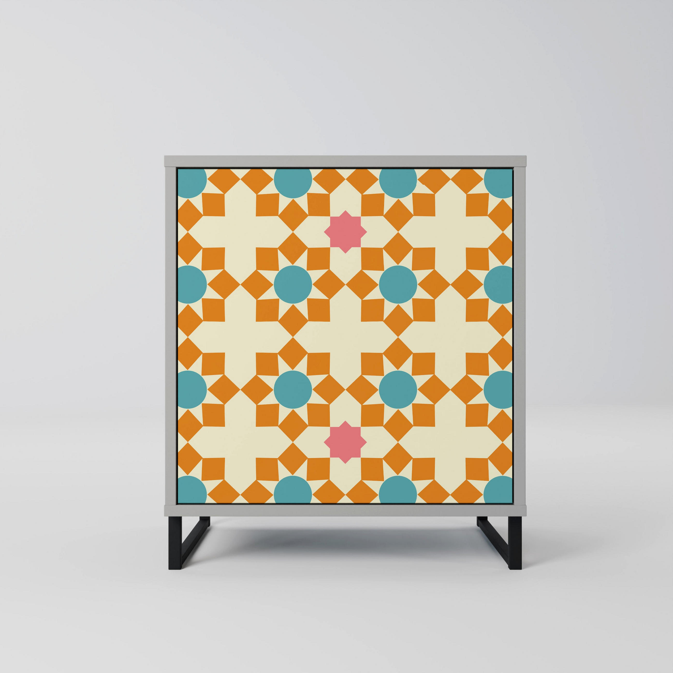 SpaceRebels Sideboard Grau 57.5x67.5x42 cm