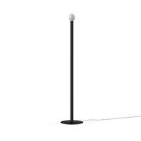 STEHLEUCHTE Puro - Schwarz, Metall (40/40/165cm) - Lumicom