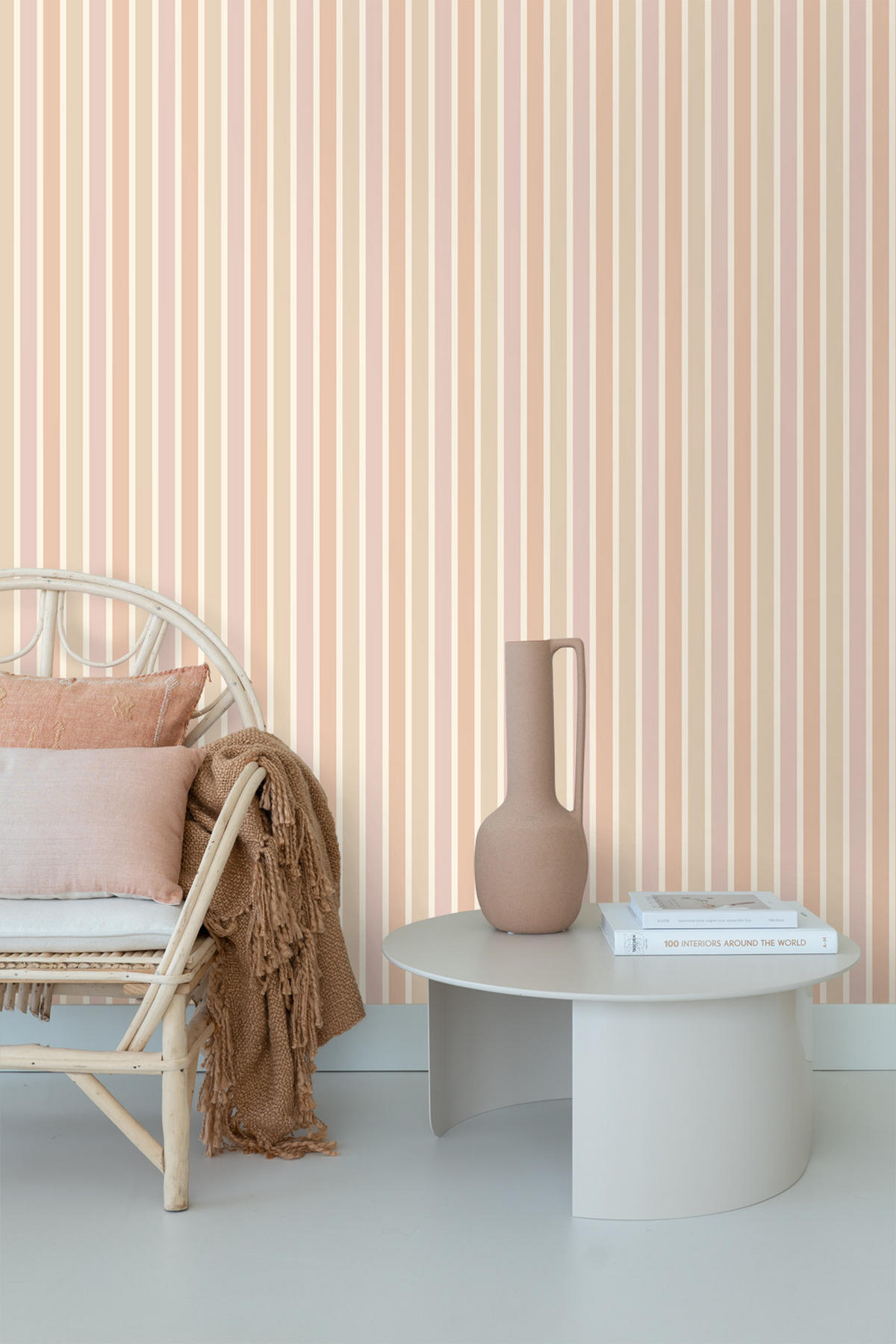 TAPETE Streifen 50 x 900 cm - Beige, Papier (50/900cm) - ESTAhome