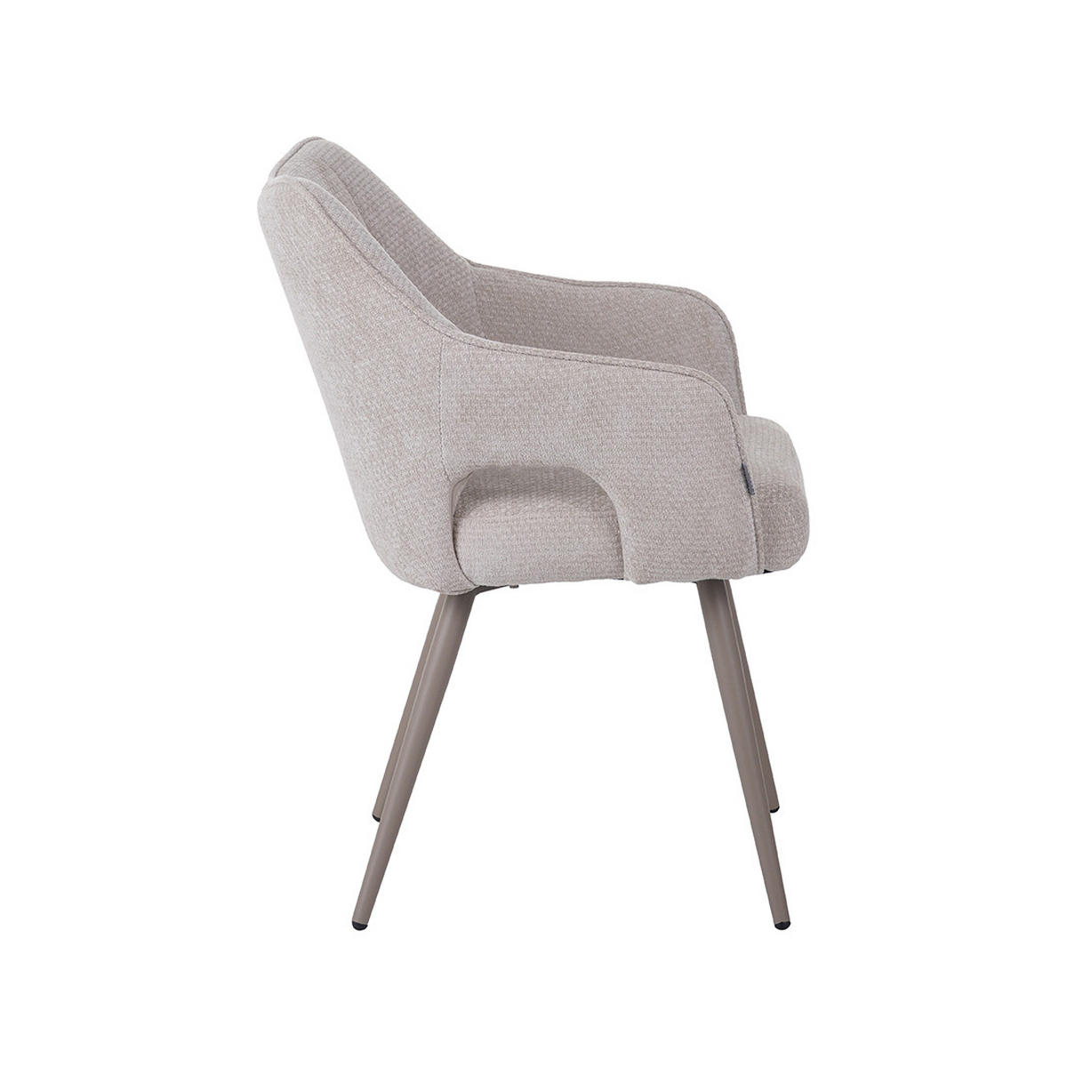 ESSZIMMERSTUHL Stan - Beige - 62/84/62 cm - 2er-Set - Beige, Textil (57/84/62cm) - LABEL51