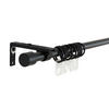 GARDINENSTANGE Ningbo Ø16/19 mm Schwarz - Schwarz, Metall (210cm) - Gardinenbox