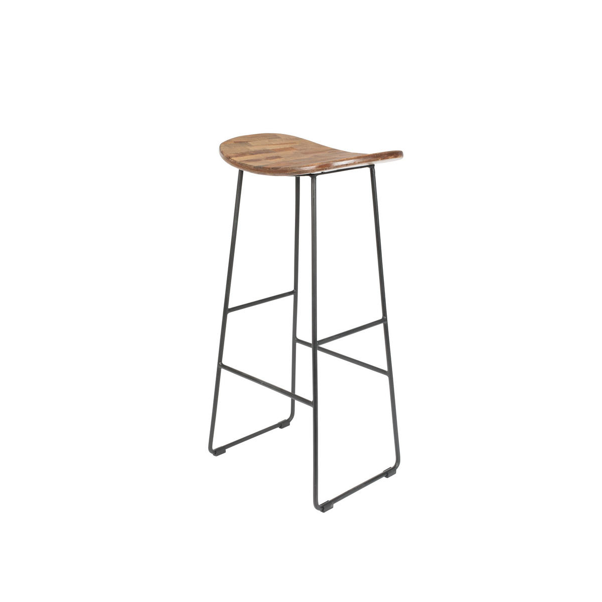 BARHOCKER Tangle 80 cm Naturel - Braun, Holz (40/80/30cm) - Housecraft Living