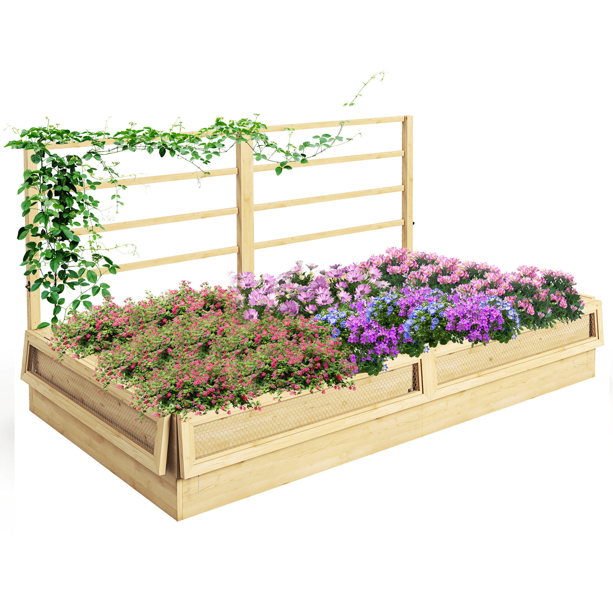 ComfortXL Hochbeet Natur 183x95x98.5 cm