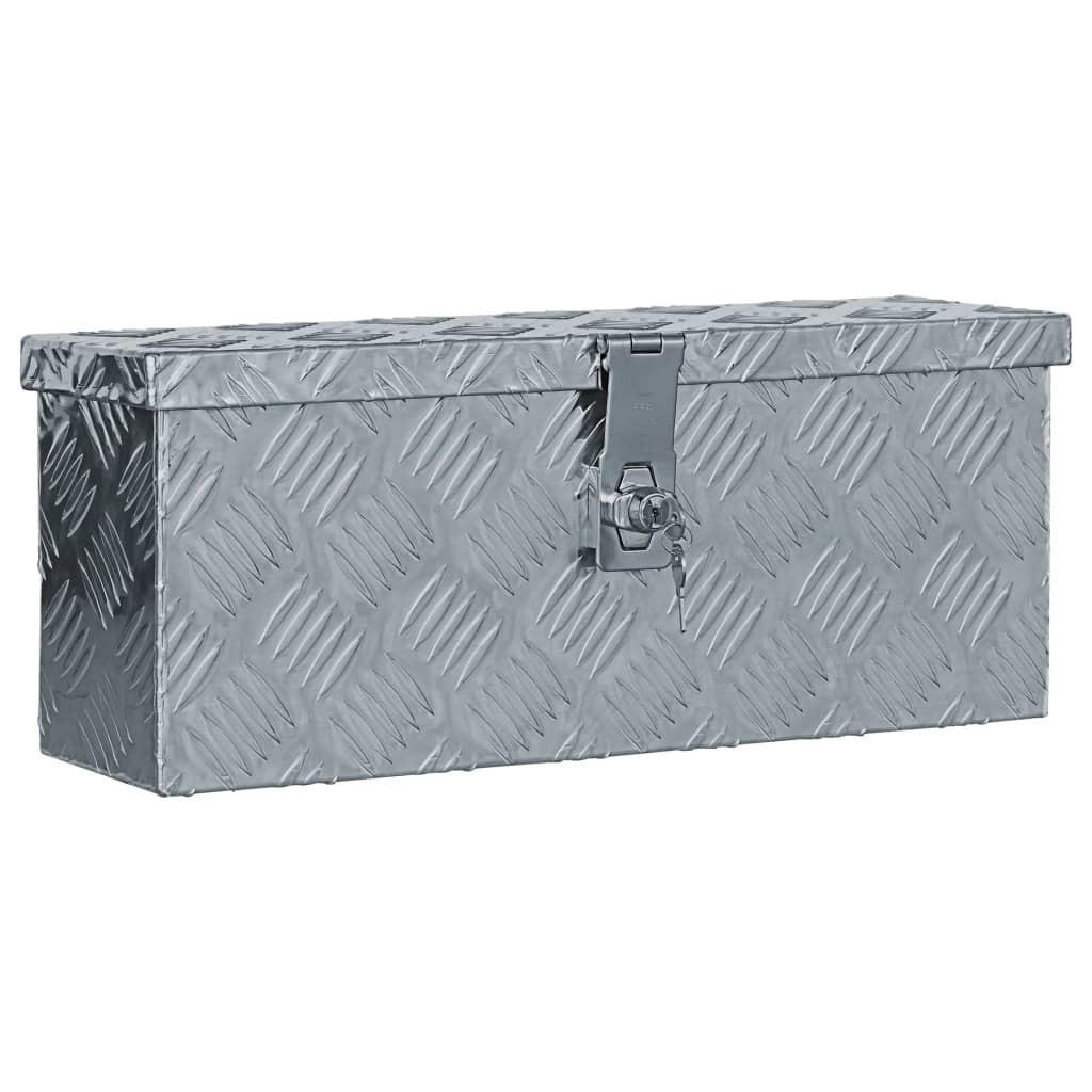 Deluke Aluminiumbox Silber 48.5x20x14 cm