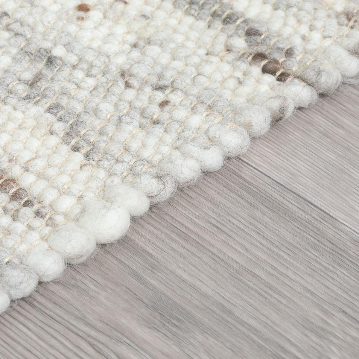 HANDWEBETEPPICH 70/130 cm Athen - Grau, Naturmaterialien (70/130cm) - Steffensmeier