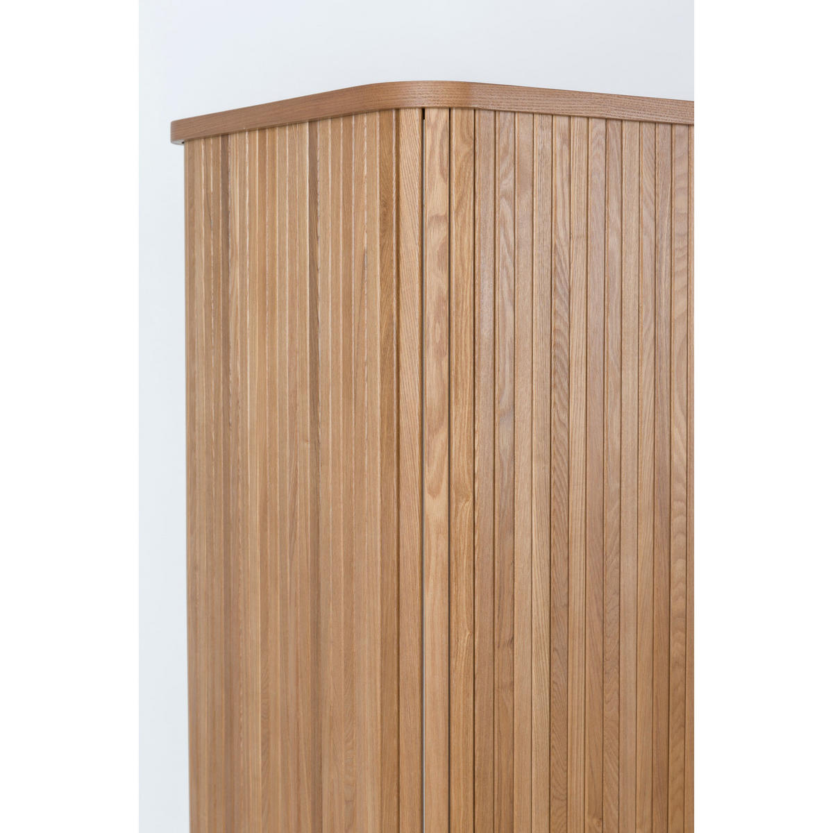 AUFBEWAHRUNGSSCHRANK Barbier Holz Natur - Naturfarben, Holzwerkstoff (100/140/45cm) - Zuiver