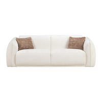SOFA - 2 Personen - stoff - beige Juneti - Beige, Textil (205/80/90cm) - Vente-Unique