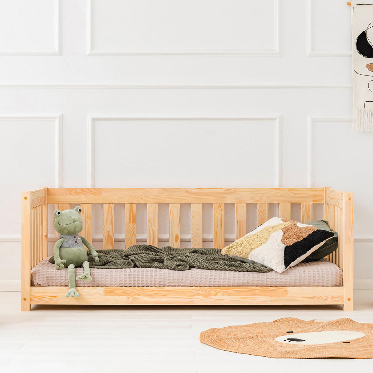 POSTEL 90/200 Thelma Přírodní dřevo - hnědá, dřevo (90/200cm) - Petits-meubles