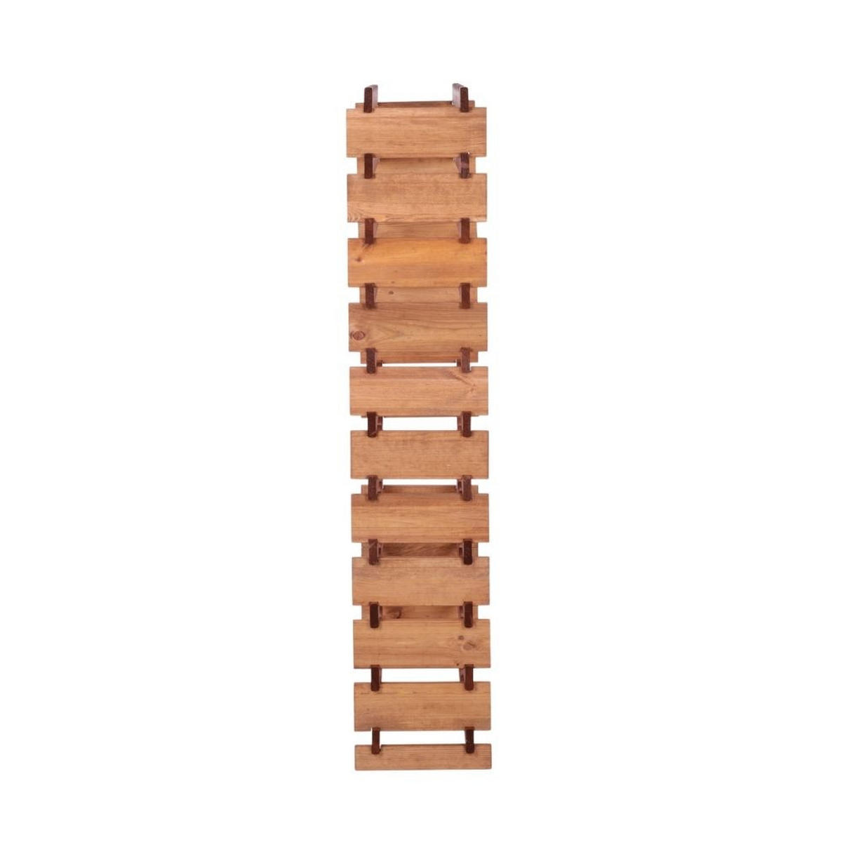 WEINREGAL VINOTECA FLEX PRO HxBxT 149x65x28cm 66 Flaschen auf 11 Ebenen Braun geölt - Braun, Holz (65/149/28cm) - PROREGAL