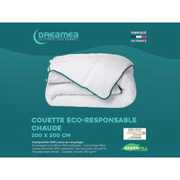 BETTDECKE - 2 Personen-Sitzer - Stoff, Stoff - Weiß - ROSA - Weiß, Textil (200/200cm) - Vente-Unique