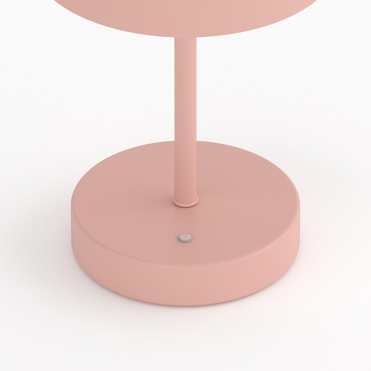 AKKU-TISCHLEUCHTE - Eisen / Kunststoff - Dimmbar - Rosa, Metall (13/13/25cm) - home24