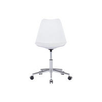 BÜROSTUHL ohne Armlehnen - 49 cm x 57 cm - plastik - weiß Xafy - Weiß, Kunststoff (49/92/57cm) - Vente-Unique