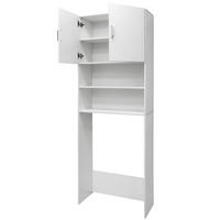 WASCHMASCHINENSCHRANK - Weiß, Holzwerkstoff (25/190/63cm) - ECD-Germany