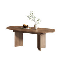 ESSTISCH Ausziehbarer 140/180/90 cm walnuss aus MDF mit abgerundeten Ecken - Walnussfarben, Holzwerkstoff (180/90/75cm) - OKWISH