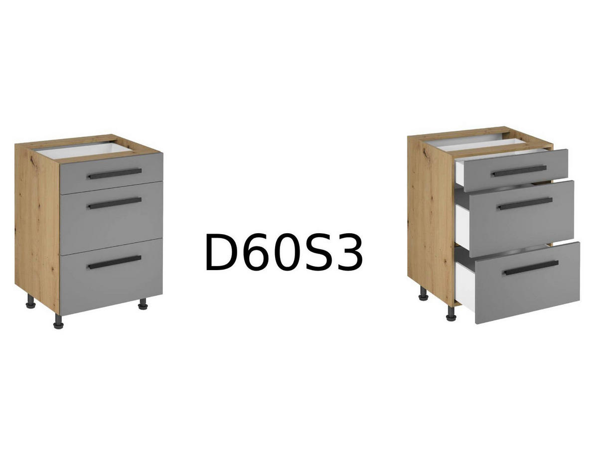 WINKELKÜCHE 360cm x 200cm- Langen KL10-M360 - in Beige/Matt - Beige, Holz/Metall (560/248/58cm)