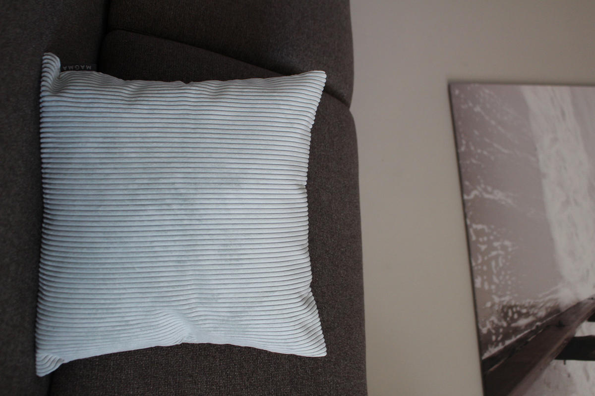 KISSENHÜLLE Inga Cord Look mint - Mintgrün, Textil (40/40cm) - Magma Heimtexx