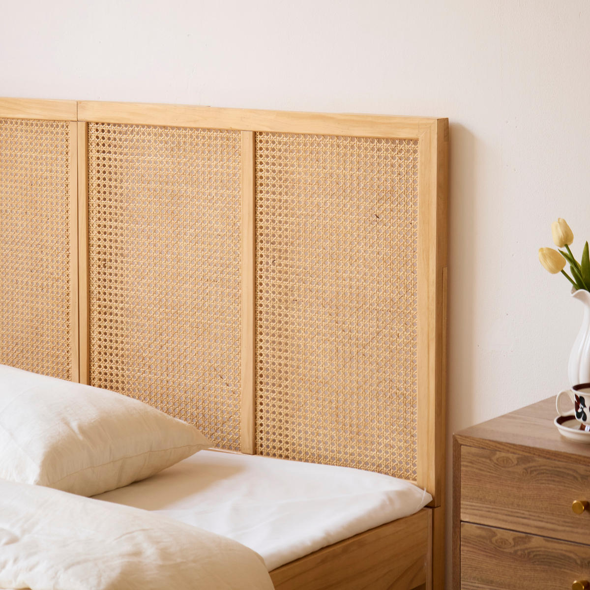 BETTKOPFTEIL Rechteckig Braun 163.5 x 3.5 x 108.5 (cm) - Braun, Holz (163.5/108.5/3.5cm) - Nordlys