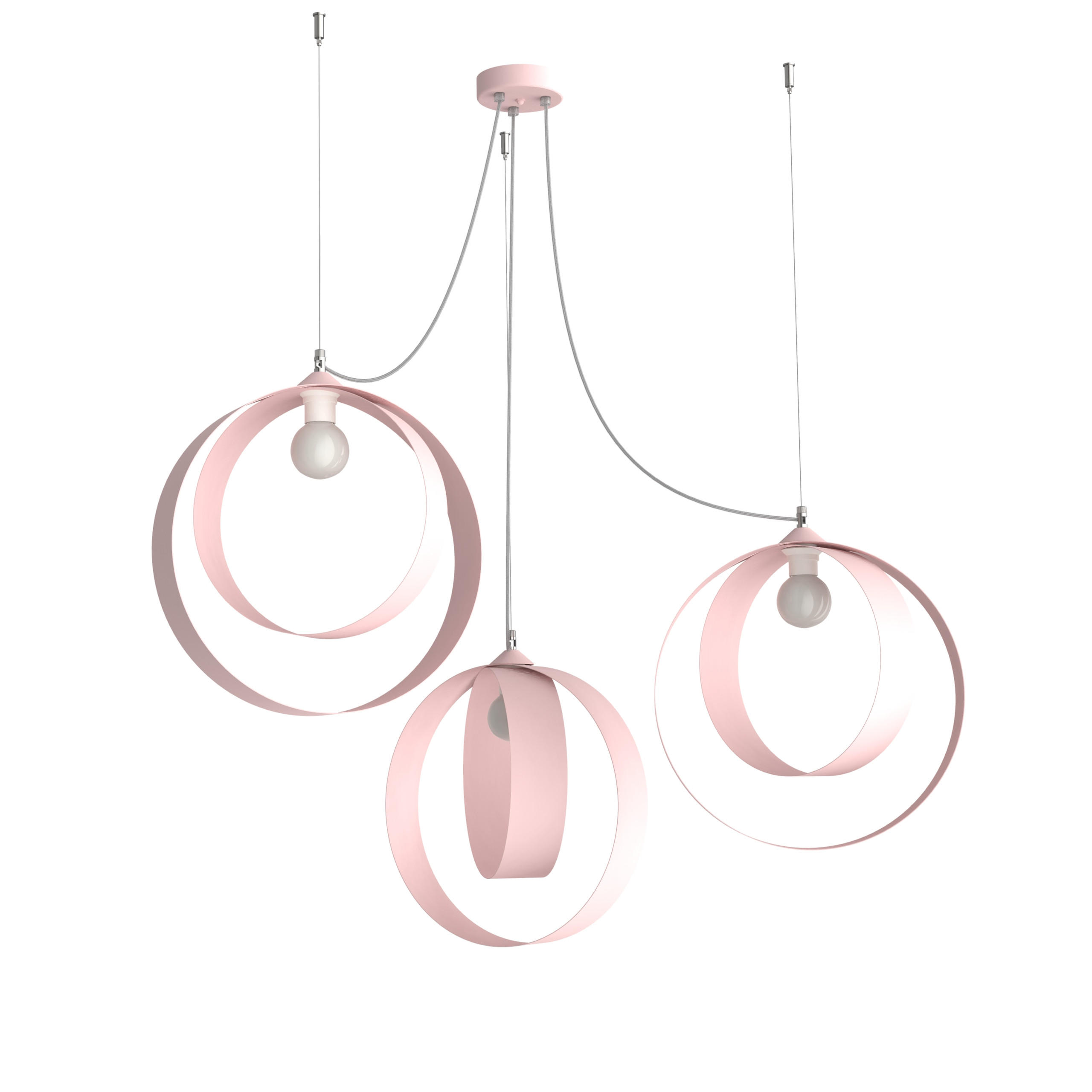 Lumicom Hängeleuchte Pink 40x120x40 cm