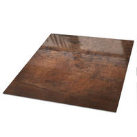 TISCHPLATTE 50x50 cm – Holzstruktur - Beige, Glas (0.4/50/50cm) - Wallfluent