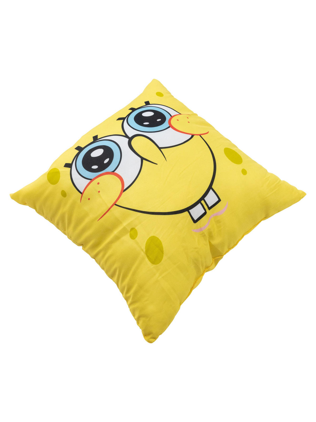 KINDERKISSEN Spongebob Schwammkopf Gelb 40 x 40 cm - Gelb, Textil (40/40cm)