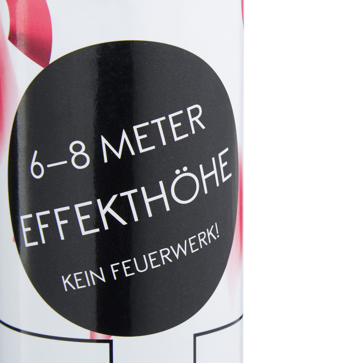 PARTY Popper - Pink, Wellpappe/Kunststoff (5/40/5cm) - Relaxdays