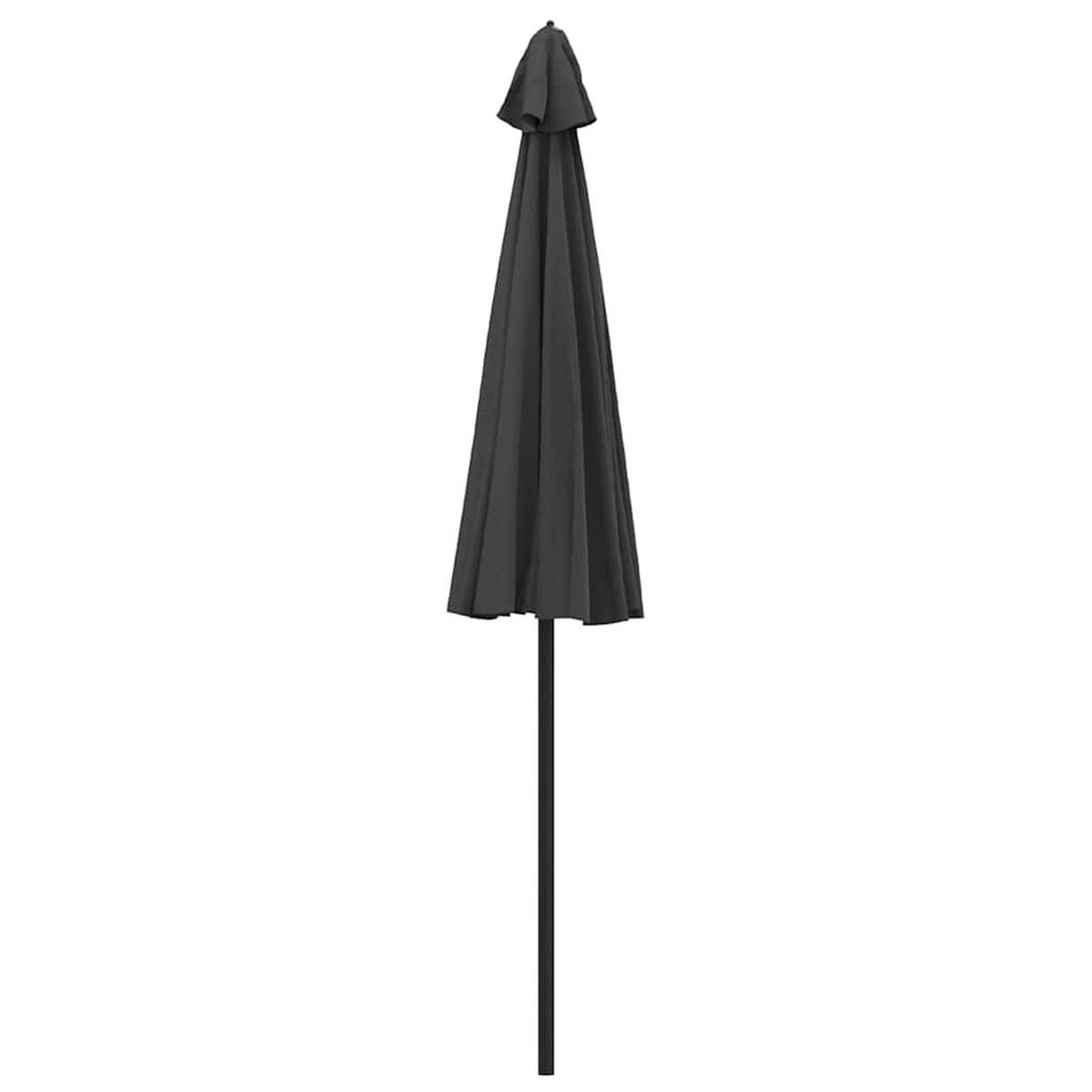 SONNENSCHIRM Mit Aluminium-Mast 270 Cm Anthrazit - Anthrazit, Textil (270/270cm) - vidaXL