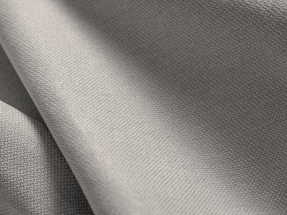 AUSKLAPPBARES-ECKSOFA links mit Container Jodie aus strukturiertem Stoff hellgrau 3 Sitzplätze - Hellgrau, Textil (246/151cm) - Micadoni