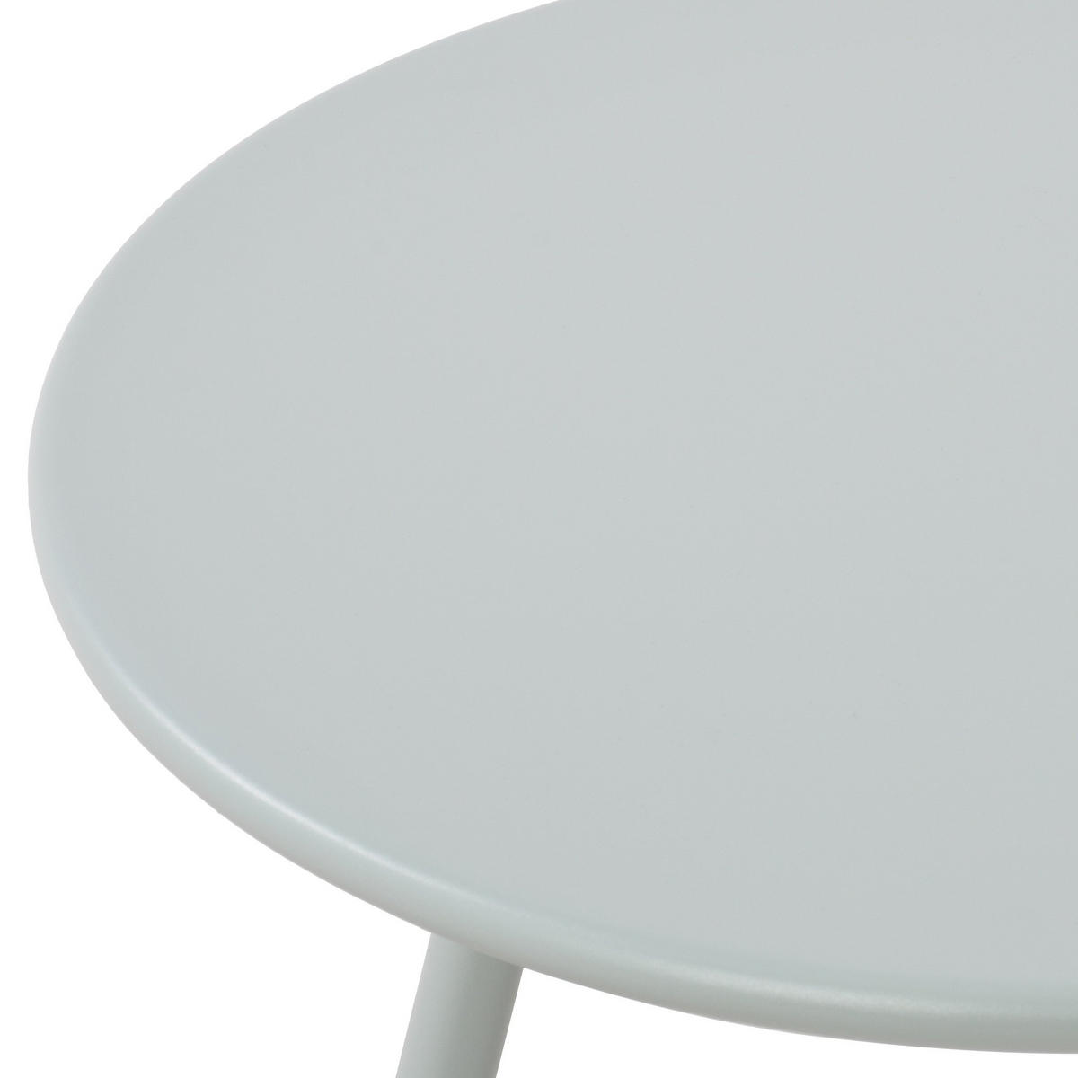 COUCHTISCH rund 60 cm Kunststoff türkis - Türkis, Kunststoff/Metall (60/60/45cm) - CLP