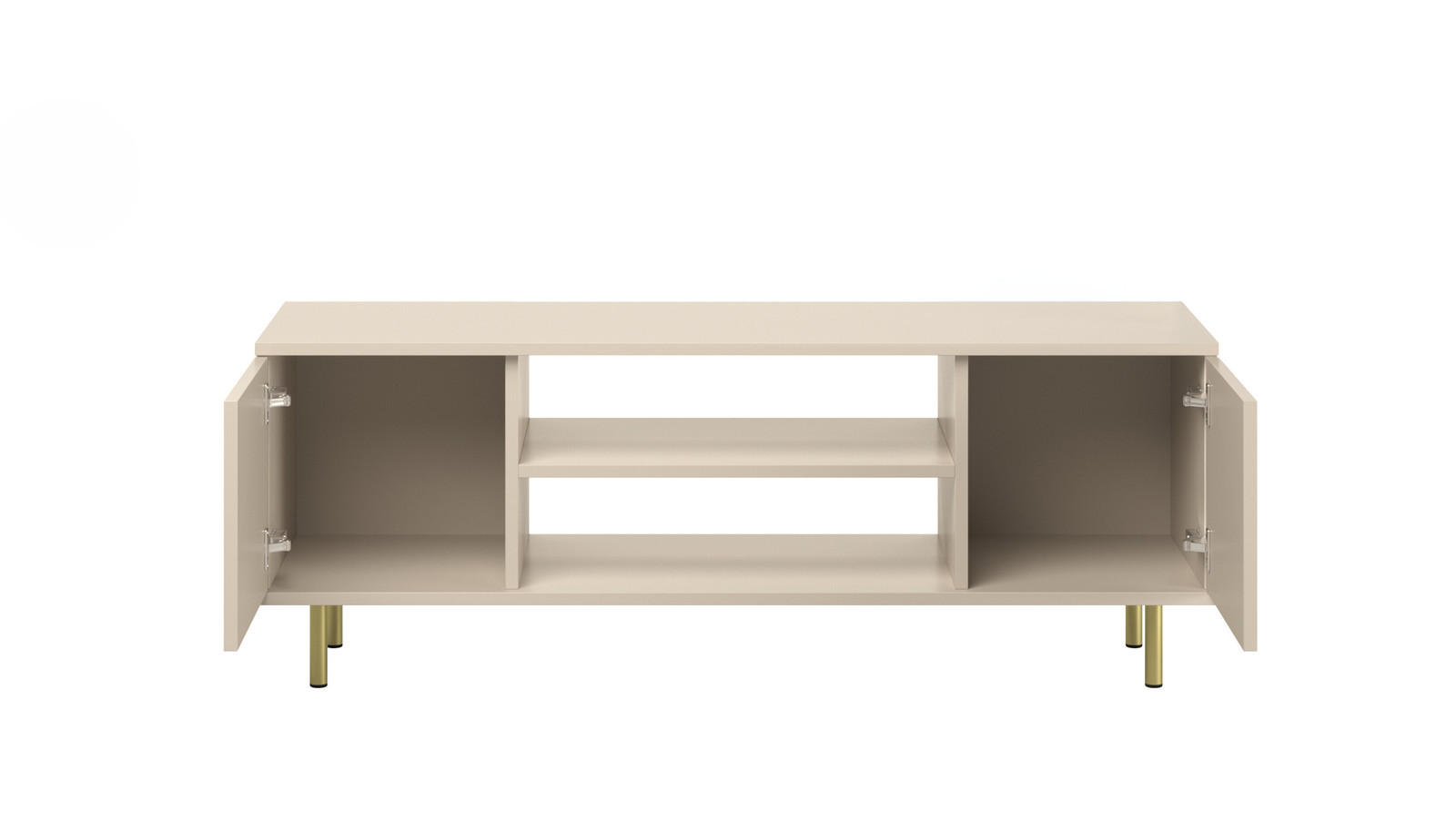 LOWBOARD Focus - Kaschmir/Eichefarben, Holzwerkstoff (40/48/155cm) - RAUMHIRSCH FURNITURE