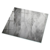 GLASPLATTE 80x60 cm – Geometrische Textur - Violett, Glas (0.4/80/60cm) - ArtPrintCave