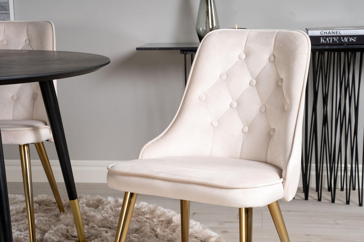 TISCHGRUPPE Beige - Beige, Holzwerkstoff (115/75/115cm) - ebuy24