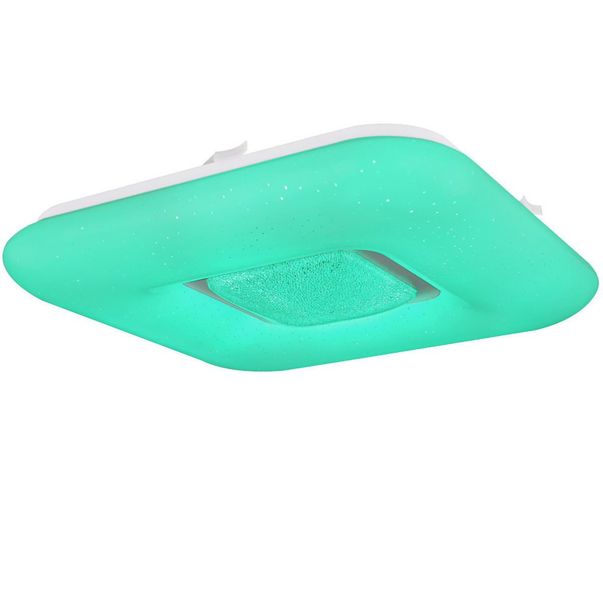 LED DECKENLEUCHTE TRYSTAN Weiß Metall - Weiß, Metall (30/30/6cm)