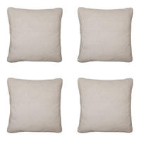 DEKORATIONSKISSEN Panama - Beige - 60/60/10 cm - 4er-Set - Beige, Textil (60/60cm) - Madison