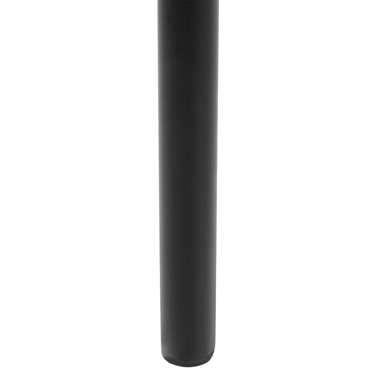 ESSZIMMERSTUHL 2er-Set Bouclé cremeweiß/schwarz Ames - Creme/Schwarz, Textil (59/80/56cm) - Beliani