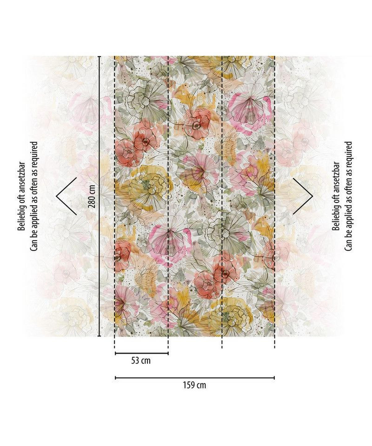 VLIESTAPETE Beige 159/280 cm - Beige, Textil (159/1cm) - KUNSTLOFT