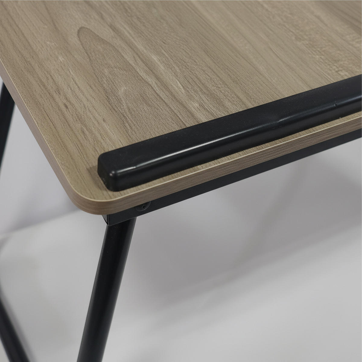 LAPTOPTISCH - Dunkelbraun, Holzwerkstoff/Metall (33/56/23.5cm) - Relaxdays