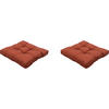SITZKISSEN Panama 60/60 cm 2er-Set - Rot, Textil (60/8/60cm) - Madison