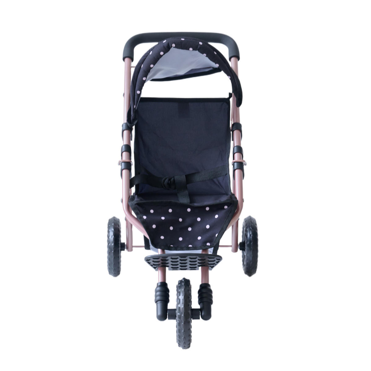 PUPPENWAGEN Jogging, Schwarz, 54cm - Schwarz, Holzwerkstoff (33/54/61cm) - Teamson Kids