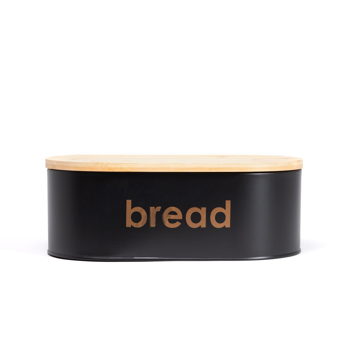 BROTKASTEN Parma schwarz 34/18,5/12 cm - Schwarz, Metall (18/12/37cm) - Homla