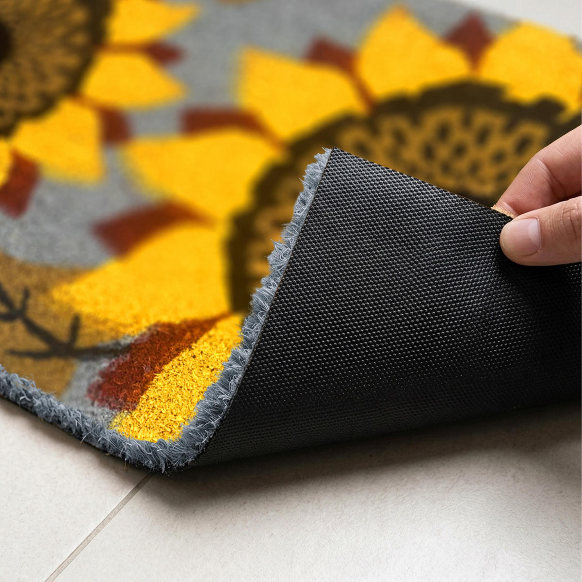 ROHOŽ - viacfarebná, textil/plast (60/40cm) - Relaxdays