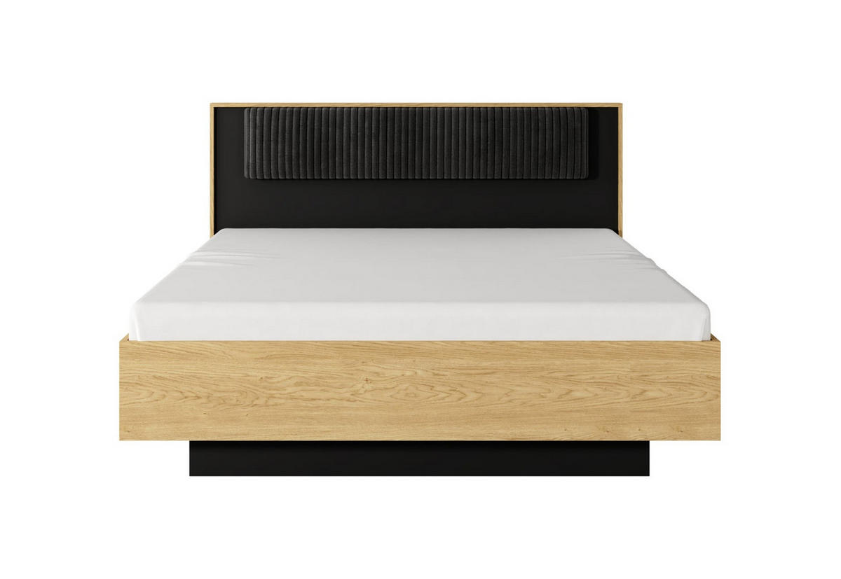 RAHMENBETT - Bett BASTAD C 160 - Braun, Holzwerkstoff (160/200cm) - Möblo