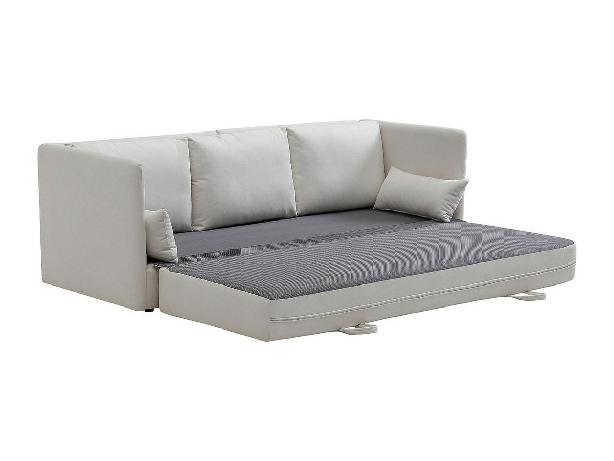 SCHLAFSOFA - 3 Personen - Stoff - Beige - - Beige, Textil (204/84/82cm) - Vente-Unique
