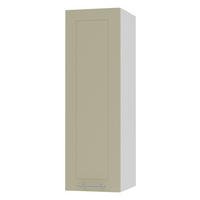 KÜCHENHÄNGESCHRANK Kvantum W4/20 Weiß Matt / Weiß Matt 20 / 32,5 / 96cm - Creme/Weiß, Holz/Holzwerkstoff (20/96/32.5cm) - Feldmann-Wohnen